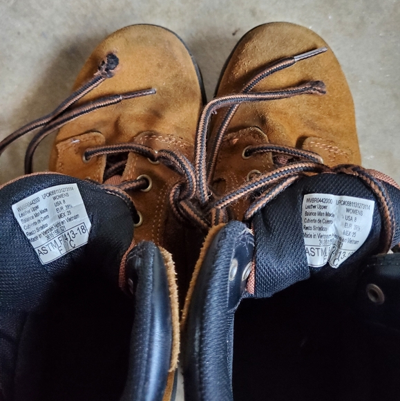 Steel toe leather work boots - Picture 5 of 9